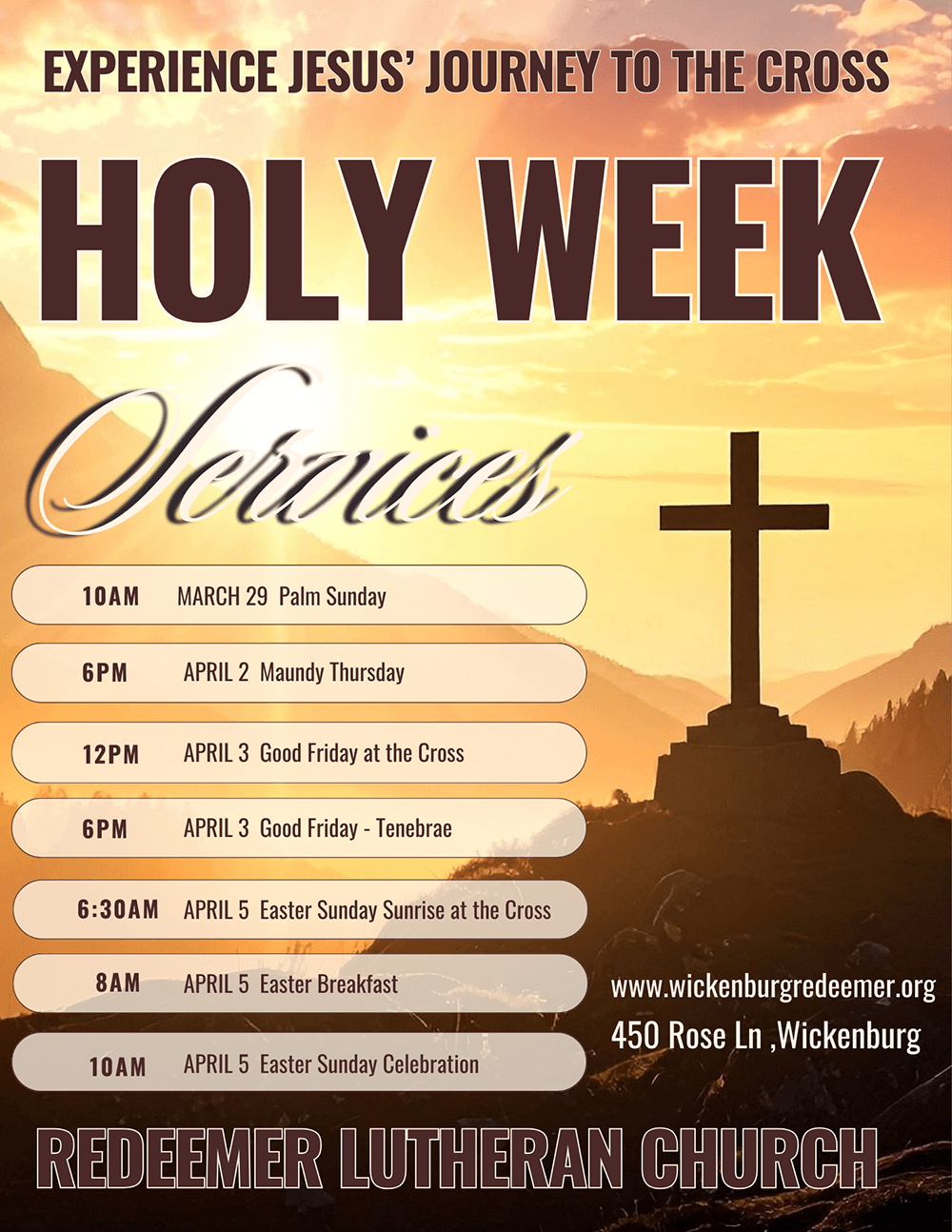 _Redeemer Holy Week Flyer
