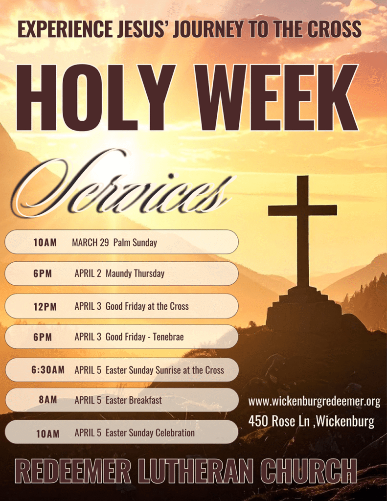 _Redeemer Holy Week Flyer