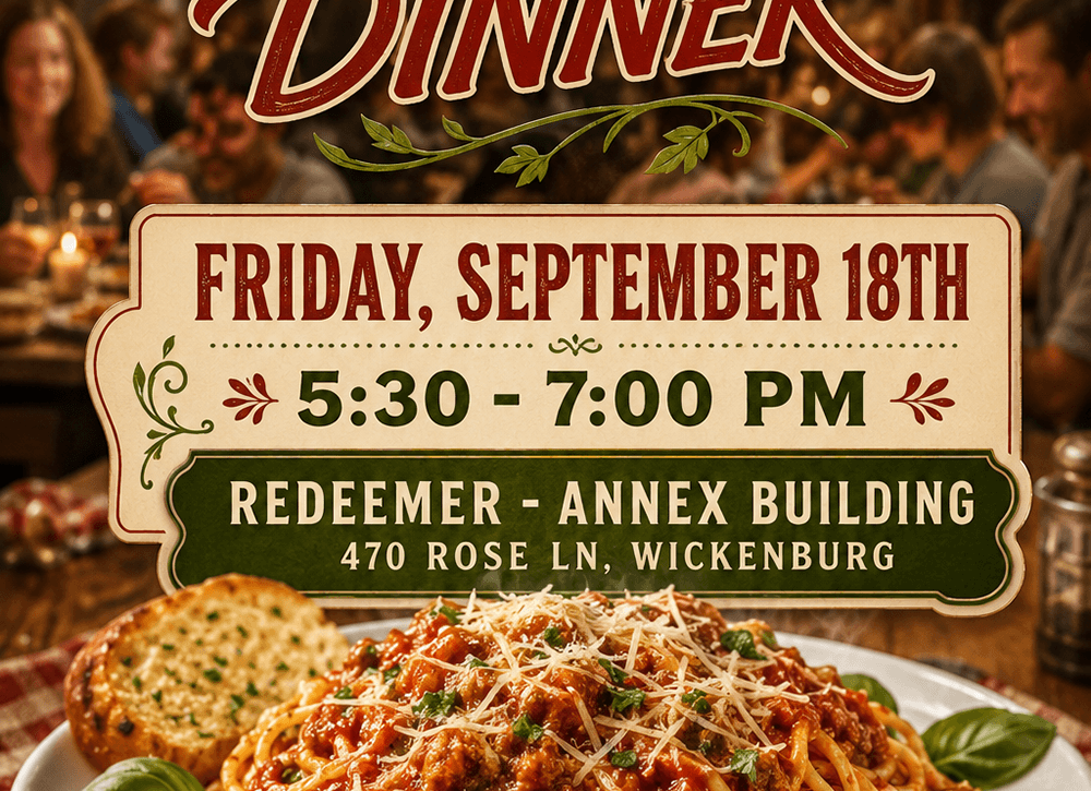 Redeemer Spaghetti Dinner copy