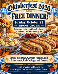 Festive Oktoberfest Dinner Table Flyer